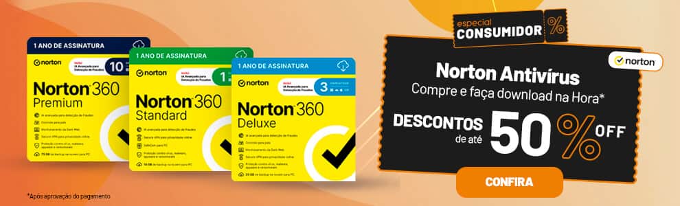 Norton com até 50% OFF