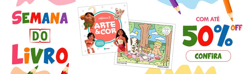 Semana do Livro com até 50% OFF
