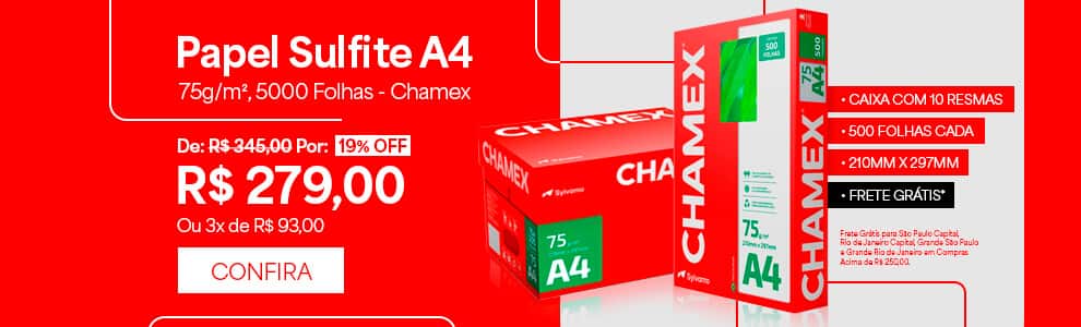 Papel Sulfite A4 Chamex