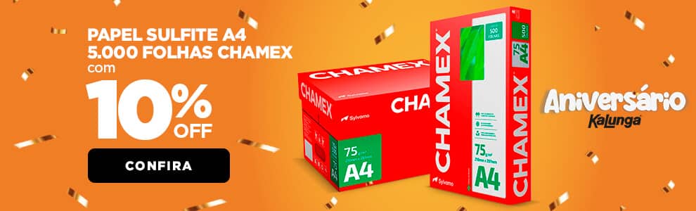 Papel Sulfite Chamex com 10% OFF