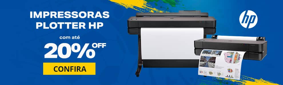Impressoras Plotter HP com até 20% OFF