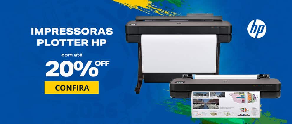 Impressoras Plotter HP com até 20% OFF