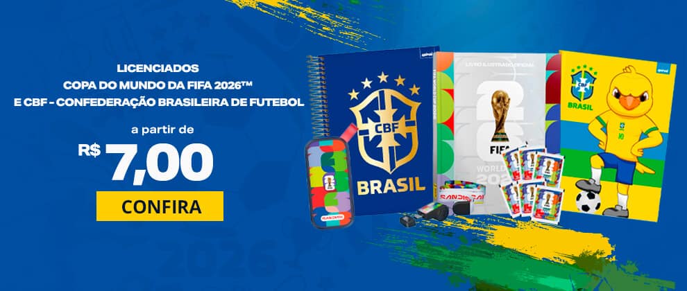 Licenciados Copa do Mundo da FIFA 2026™ e CBF - Confederação Brasileira de Futebol