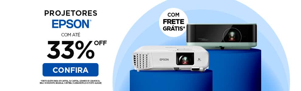 Projetores EPSON - com até 33% OFF e Frete Gratis*