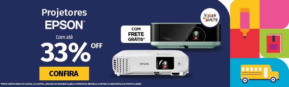 Projetores EPSON - com até 33% OFF e Frete Gratis*