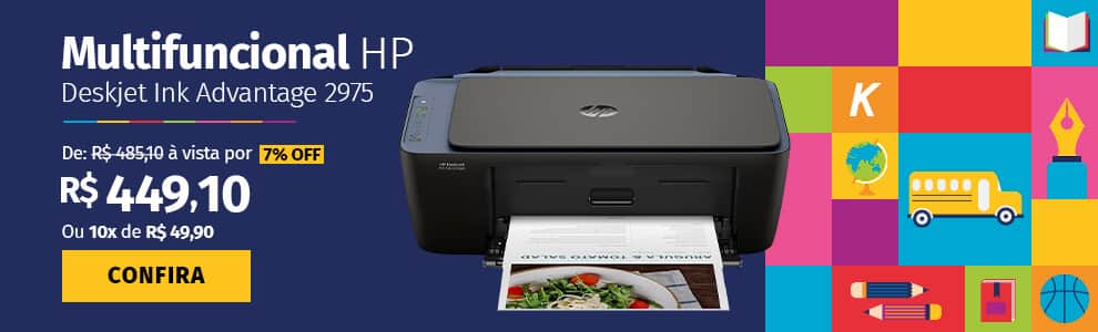 Impressora Multifuncional HP Deskjet Ink Advantage 2975