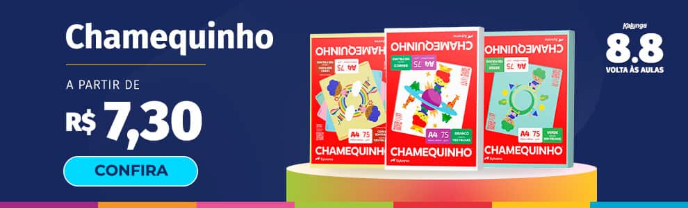 Chamequinho a partir de R$ 7,90