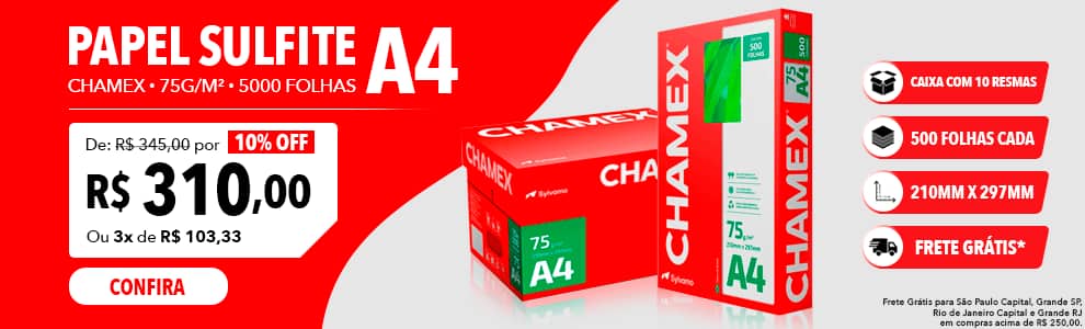 Papel Sulfite Chamex