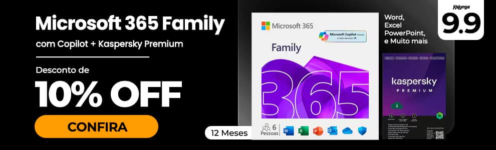 Microsoft 365 Family com Copilot + Kaspersky Premium