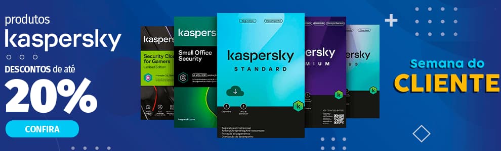 Kaspersky com até 20% OFF
