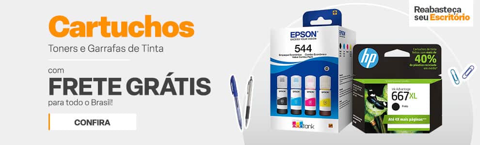Cartuchos com Frete Grátis para todo o Brasil