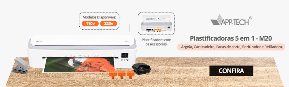 Plastificadora e Refiladora 5 em 1
