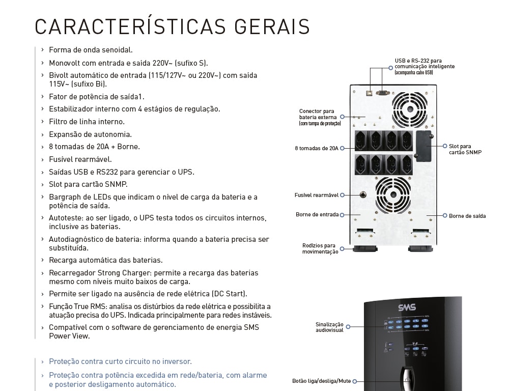 Nobreak Senoidal Atrium 3000va 4 