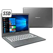 Notebook Flash F30 NP530-AD1, Processador Dual Core de 1.1ghz, Tela de 13.3 pol., Mem�ria de 4gb, Armazenamento de 64GB SSD, Grafite - Samsung CX 1 UN
