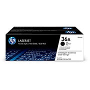 Toner HP 36A Preto Dual Pack Laserjet Original (CB436AE) Para HP Laserjet M1522nf, M1120 CX 1 UN