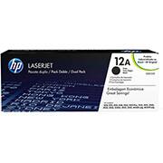 Toner HP 12A Preto Dual Pack Laserjet Original (Q2612AE) Para HP Laserjet 1018, M1319f CX 1 UN Toner HP 12A Preto Dual Pack Laserjet Original (Q2612AE) Para HP Laserjet 1018, M1319f CX 1 UN