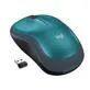 Mouse sem fio Logitech M185 2.4GHz com receptor USB, Design Ambidestro Compacto, Conexão USB e Pilha Inclusa - Azul CX 1 UN