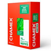 Bloco anota��o s/pauta Chamex Notes 75g 80mmx115mm Ipaper PT 300 FL