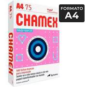 Papel Sulfite Chamex A4 75g 210mmx297mm Branco - Edi��o Especial Outubro Rosa Ipaper PT 500 FL