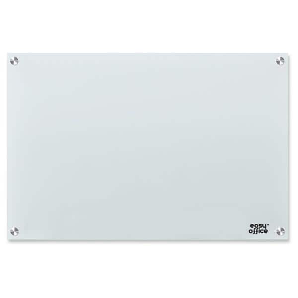 Quadro branco magnético de vidro Easy Office 120 por 90 cm