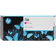 Cartucho HP 738 Magenta, 300ml, Original (676M7A), Para DesignJet T850 e T950, HP - CX 1 UN