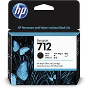 Cartucho HP 712 preto 80ml 3ED71A HP CX 1 UN