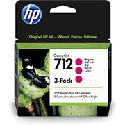 Cartucho HP 712 magenta (pack c/3) 3ED78A HP CX 1 UN