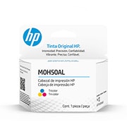 Cabeça de impressão HP colorida (M0H50AL) para Smart Tank 517, 617, 514, 532 Ink Tank 115 SF, 416 WL, 116 AIO, 316, 412 WL - UN 1 UN