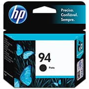 Cartucho HP 94 Preto Original (C8765WL) Para HP Officejet H470wbt, 100, Photosmart 8150xi, PSC 1610v, 2350 CX 1 UN Cartucho HP 94 Preto Original (C8765WL) Para HP Officejet H470wbt, 100, Photosmart 8150xi, PSC 1610v, 2350 CX 1 UN