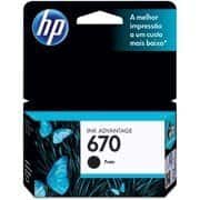 Cartucho de Tinta HP 670 Preto Original (CZ113AB) para HP Deskjet 4615, 4625, 5525 - CX 1 UN Cartucho de Tinta HP 670 Preto Original (CZ113AB) para HP Deskjet 4615, 4625, 5525 - CX 1 UN