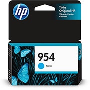 Cartucho HP 954 Cian Original (L0S50AB) Para HP Deskjet 7720, 7740, 8210, 8710, 8720 CX 1 UN