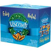 Cesta de natal Grande c/ 13 itens 3400-V Visconti CX 1 UN
