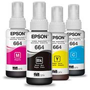 Kit refil Epson T664 para Ecotank L395, L455, L375, L1300, L475, L355, L365, L575, L110, L380, L396, L120, L495, L220, L565 CX 1 UN Kit refil Epson T664 para Ecotank L395, L455, L375, L1300, L475, L355, L365, L575, L110, L380, L396, L120, L495, L220, L565 CX 1 UN