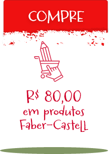 Compre produtos Faber-Castell participantes da promoção