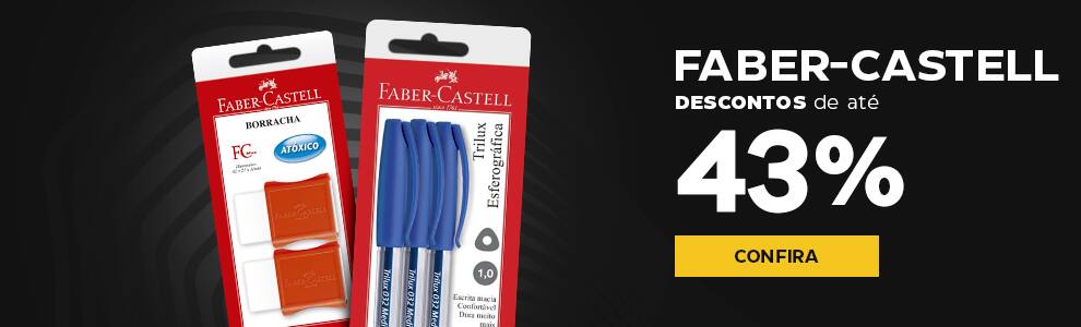 Faber-Castell com até 30% OFF