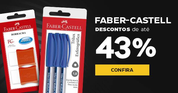Faber-Castell com até 30% OFF