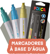 Marcadores à base d'água
