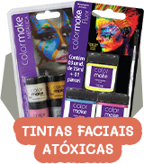 Tintas faciais atóxicas