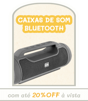 Caixas de Som Bluetoothcom até 20%OFF à vista