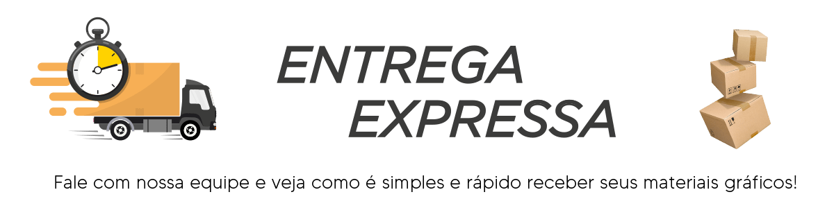 Entrega Expressa: Fale com nossa equipe e veja como é simples e rápido receber seus materiais gráficos!