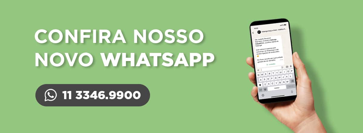 Todos os materiais impressos que você procura. Experimente, faça seu orçamento sem compromisso!