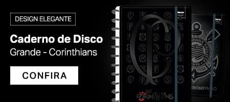 Caderno de Disco Corinthians