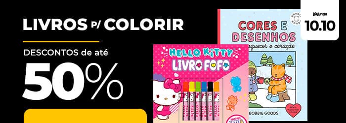 Livros para Colorir com até 50% OFF