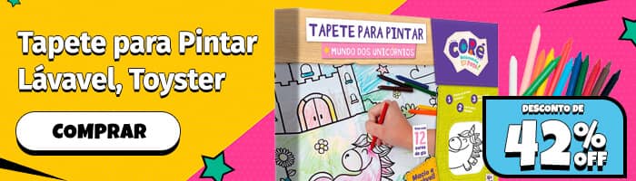 Tapete Lávavel para Pintar - Toyster