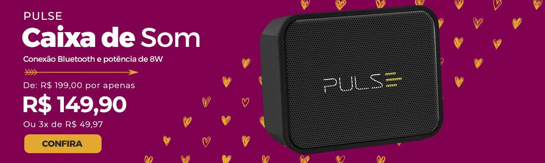 Caixa de som Bluetooth Pulse Speaker Splash