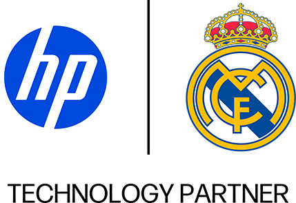 Logo HP e Real Madrid