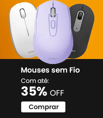 Mouse sem Fio com até 35% OFF 