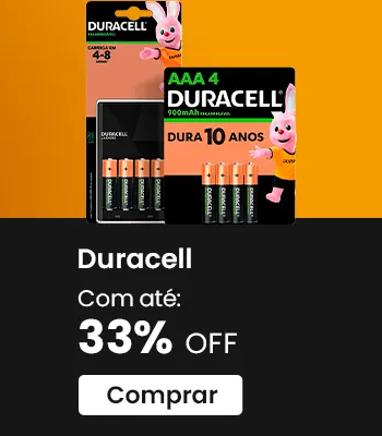 Duracell com até 33% OFF