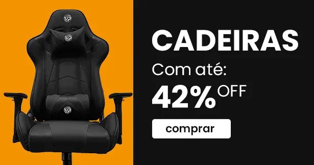 Cadeiras com até 42% OFF 