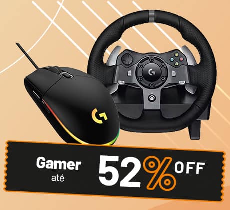 Ofertas gamer com até 52% de desconto